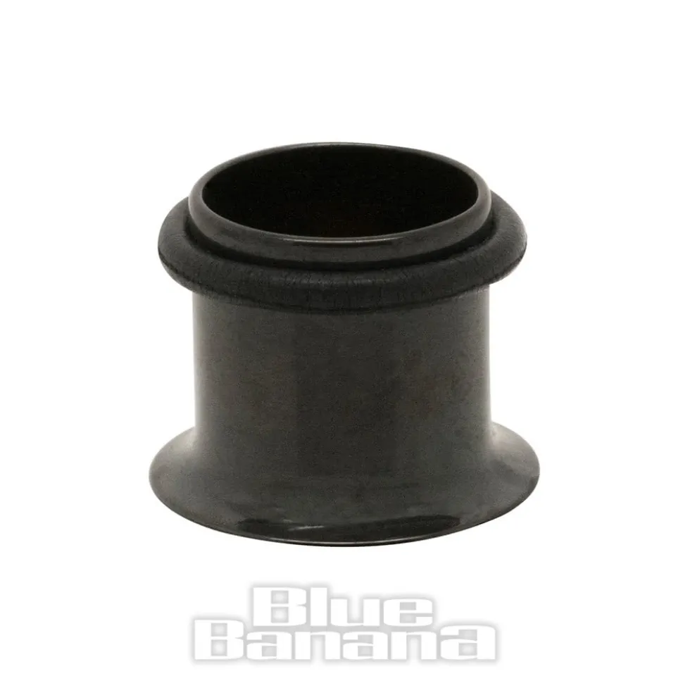 Blue Banana Acrylic Plain Ear Plug 4-10mm (Black)