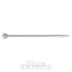 Blue Banana Bat Cut Out Hair Pin (Silver)