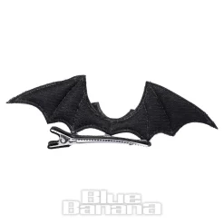 Blue Banana Bat Hair Clip (Black)