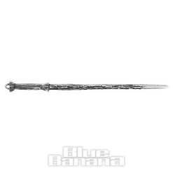 Blue Banana Bat & Moon Hair Pin (Silver)