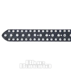 Blue Banana Bitch Belt (Black/Crystal)