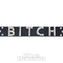 Blue Banana Bitch Belt (Black/Crystal)