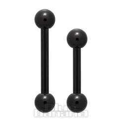 Blue Banana Black Titanium Barbell (Black)