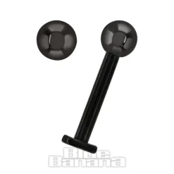 Blue Banana Black Titanium 1.6mm Labret (Black)