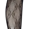 Blue Banana Bow Tights (Black)