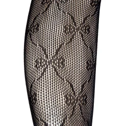 Blue Banana Bow Tights (Black)