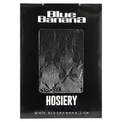 Blue Banana Bow Tights (Black)
