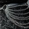 Blue Banana 7 Chain Belt (Black)