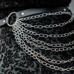 Blue Banana 7 Chain Belt (Black)