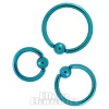 Blue Banana Coloured Titanium BCR (Turquoise)