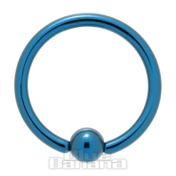 Blue Banana Coloured Titanium BCR (Teal)
