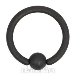 Blue Banana Coloured Titanium BCR (Matt Black)