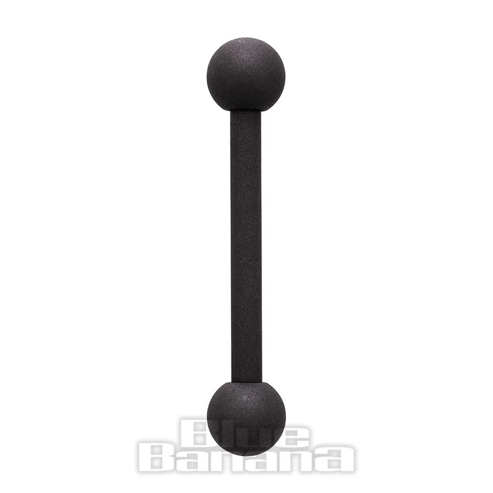 Blue Banana Coloured Titanium 1.6mm Barbell (Matt Black)