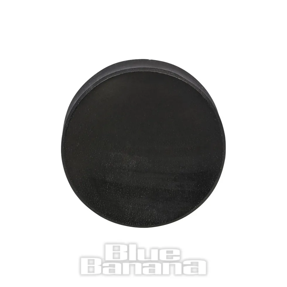 Blue Banana Concave Wood Ear Plug 42-52mm (Black)