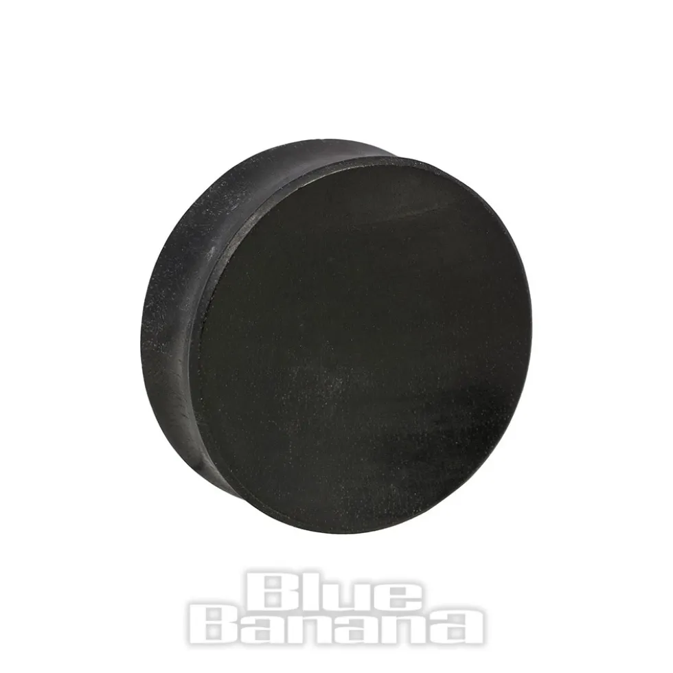 Blue Banana Concave Wood Ear Plug 42-52mm (Black)