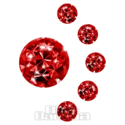 Blue Banana Crystal Glitter Ball (Siam)