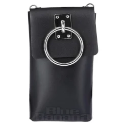 Blue Banana Faux Leather Ring Bag (Black)