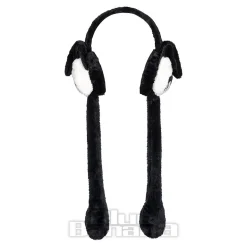 Blue Banana Flipping Ears Panda Skull Headband (Black/White)