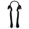 Blue Banana Flipping Ears Panda Headband (Black/White)