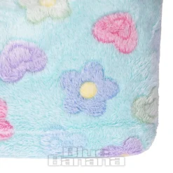 Blue Banana Flowers Handbag (Blue)