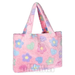 Blue Banana Flowers Handbag (Pink)