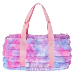 Blue Banana Fluffy Kawaii Handbag (Blue)