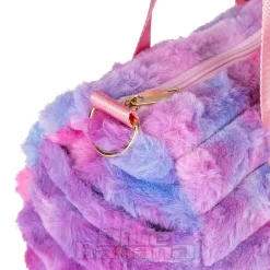 Blue Banana Fluffy Kawaii Handbag (Blue)