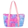 Blue Banana Fluffy Shoulder Bag (Blue/Pink)