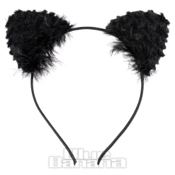 Blue Banana Full Ears Headband (Black)