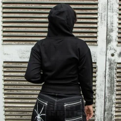 Blue Banana Heart & Swords Hoodie (Black)