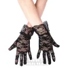 Blue Banana Lace Short Gloves (Black)