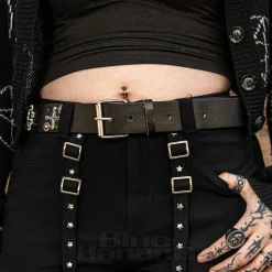 Blue Banana Large Skull & Dagger Belt