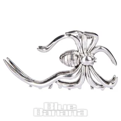 Blue Banana Large Spider Hair Clip (Silver)
