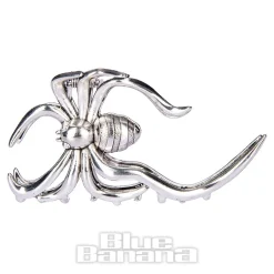 Blue Banana Large Spider Hair Clip (Silver)