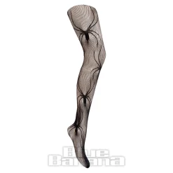 Blue Banana Large Spider Tights (Black)