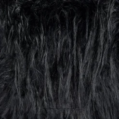 Blue Banana Long Fur Bag (Black)