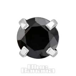 Blue Banana 1.2mm Black Jewel Tragus Bar (3mm)