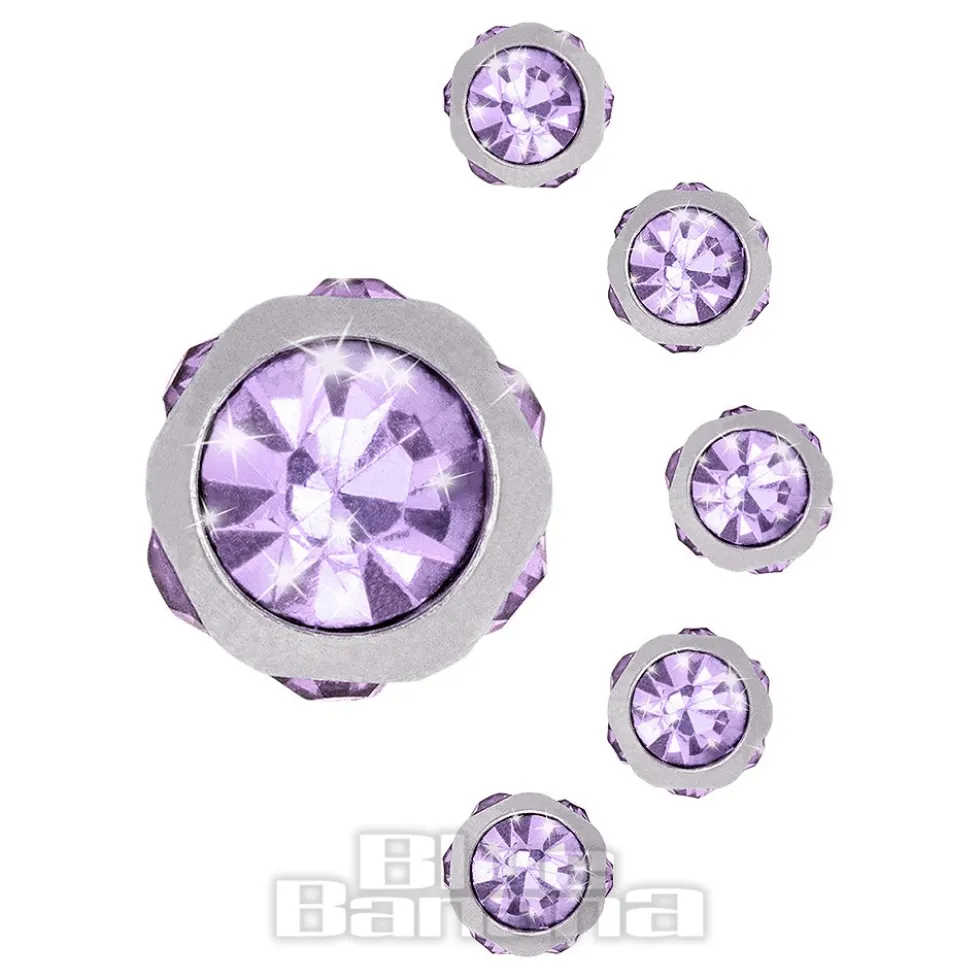 Blue Banana 6mm Multi Jewelled Ball (Amethyst)