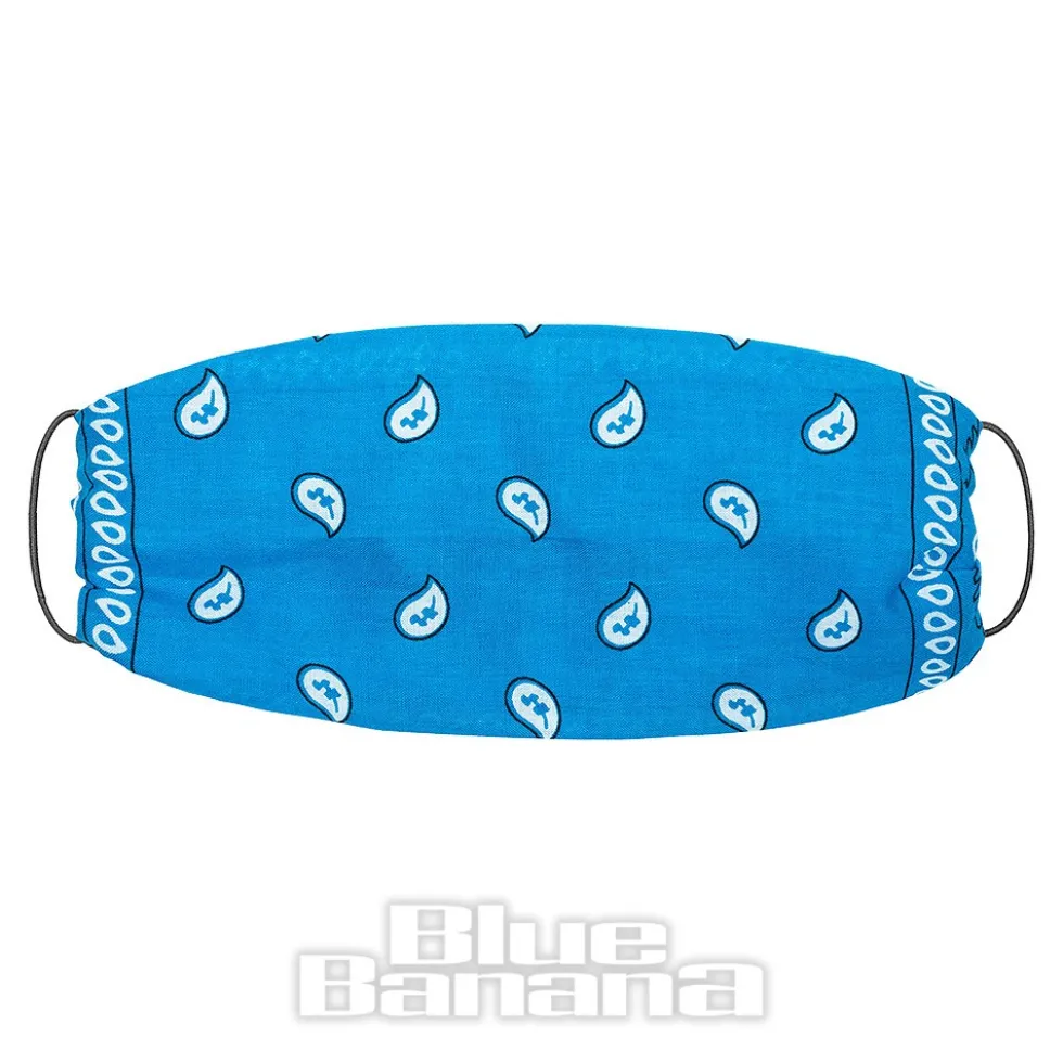 Blue Banana Paisley Bandana (Turquoise)