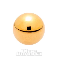 Blue Banana Plasma Gold Ball Threadless Top (Gold)