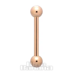 Blue Banana Plasma Gold 1.2mm Barbell (Gold)