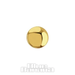 Blue Banana Plasma 3mm Microdermal Top (Gold)
