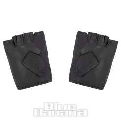Blue Banana PU Black Studs Gloves (S/M)