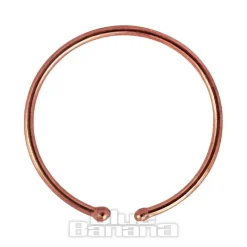 Blue Banana Rose Gold 0.8mm Open Ring (Rose Gold)