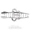 Blue Banana Rose & Thorn Hair Clip (Silver)