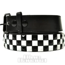 Blue Banana 3 Row Small Belt (Black/White)