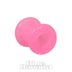 Blue Banana Silicone Flesh Tunnel 3-22mm (Pink)