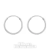Blue Banana Silver 16 2Pc Hoops (Silver)