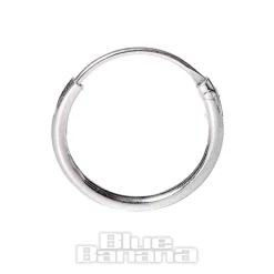 Blue Banana Silver 1.2 x 10mm Nose Ring (Silver)