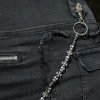 Blue Banana Skull & Cross Wallet & Keychain (Black)